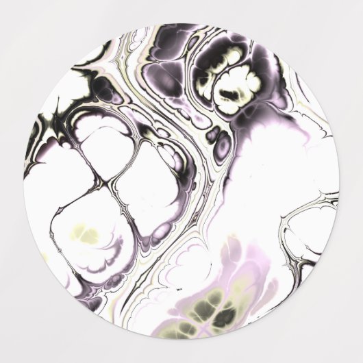 Étiquettes fractale molle 1 (Design 1)