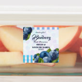 Étiquettes Fruit aux bleuets (Apposé)