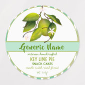 Étiquettes Fruit de lime (Design 2)