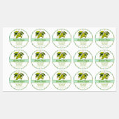 Étiquettes Fruit de lime (Feuille)