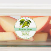 Étiquettes Fruit de lime (Apposé)