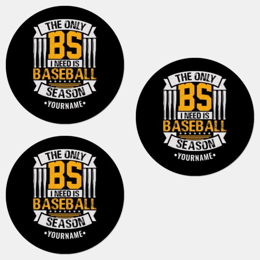 Étiquettes Funny Baseball Sarcasme (Groupe)