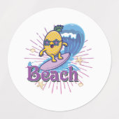 Étiquettes funny pineapp (Design 2)
