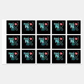 Étiquettes Futur PA Médecin Assistant Étudiants Médicales Arg (Feuille)