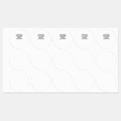 Étiquettes Future maman (2) (Feuille)