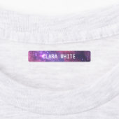Étiquettes Galaxy Space Night Sky Stars Nebula Fer sur (Apposé)