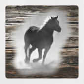 Étiquettes Galloping de Wild Horse (Design 1)