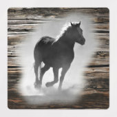 Étiquettes Galloping de Wild Horse (Design 2)