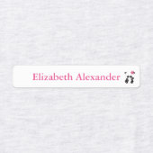 Étiquettes Garde d'enfants Cute Panda Bear (Design 1)