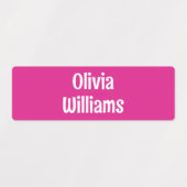 Étiquettes Garderie étanche Camp école enfant filles garçons (Design 1)