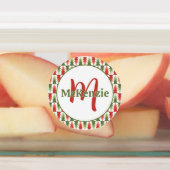 Étiquettes Geometric Christmas Tree Grove (Apposé)