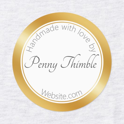 Étiquettes Gold Effect (Design 1)