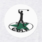 Étiquettes Golf - un jeu merveilleux (Design 1)