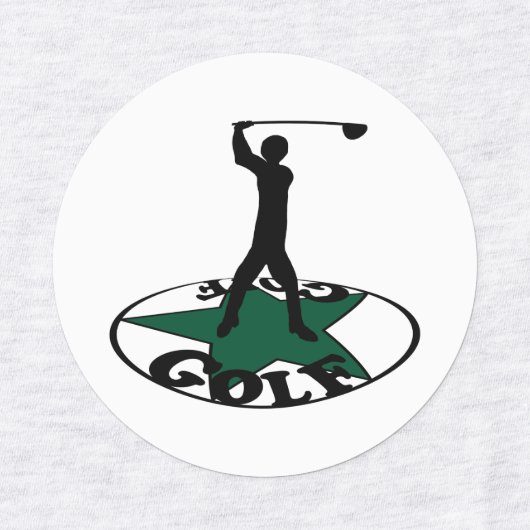 Étiquettes Golf - un jeu merveilleux (Design 1)