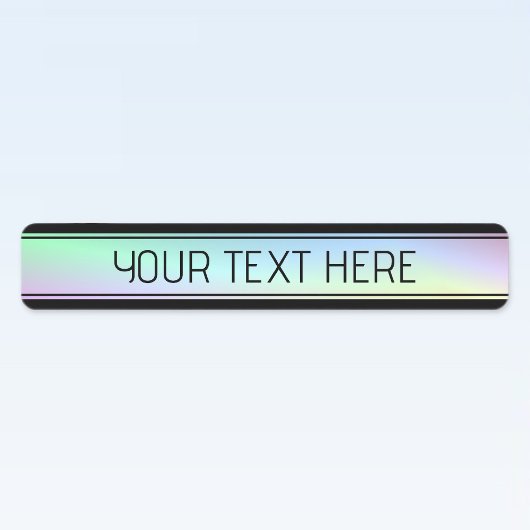 Étiquettes Gradient coloré moderne et texte modifiable