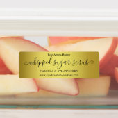 Étiquettes Gradient Or Simple Luxe (Apposé)