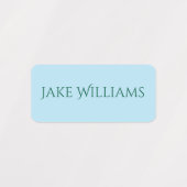 Étiquettes Green and Blue School Clothing Kids' Labels (Design 1)