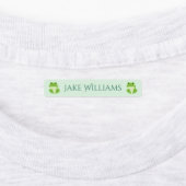 Étiquettes Green Frog School Clothing Kids' Labels (Apposé)