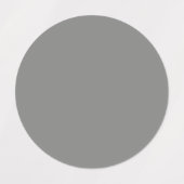 Étiquettes Gris de cuisse (couleur solide) (Design 2)