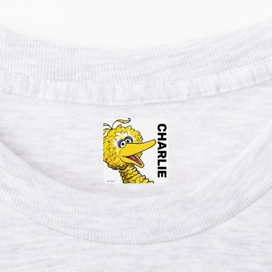 Étiquettes Gros oiseau d'art rétro (Apposé)