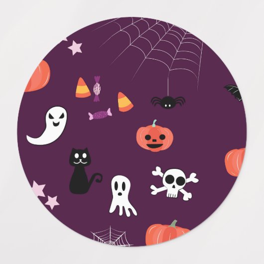 Étiquettes Halloween (Design 1)