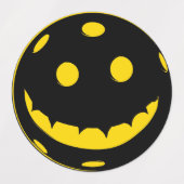 Étiquettes Halloween Pickleball (Design 1)
