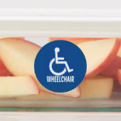 Étiquettes Handicap Fauteuil roulant (Apposé)