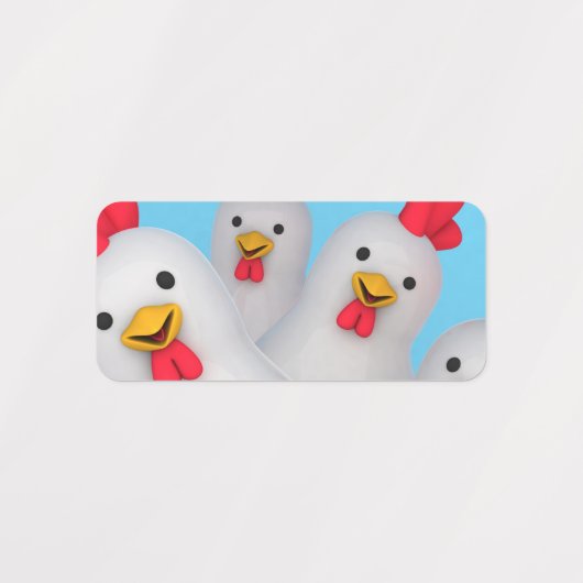 Étiquettes Happy hen (Design 2)