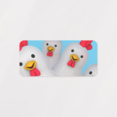 Étiquettes Happy hen clipart (Design 2)