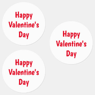 Étiquettes happy valentines day ajouter nom nom de famille no