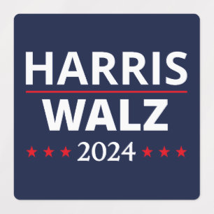 Étiquettes Harris Walz Election 2024 III