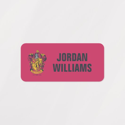 Étiquettes Harry Potter | Cimier de Poudlard - Complet (Design 2)