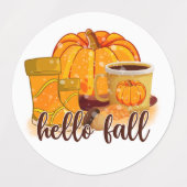 Étiquettes Hello Fall Tags Set (Design 1)