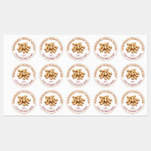 Étiquettes Homemade Peanut Butter Product Label Waterproof (Feuille)