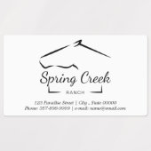 Étiquettes Horse Ranch | Ferme à cheval (Design 1)