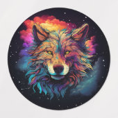 Étiquettes Howl cosmique (Design 2)