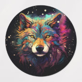 Étiquettes Howl cosmique (Design 1)