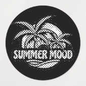 Étiquettes Humeur d'été (Design 1)