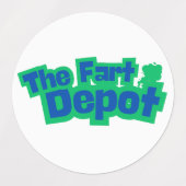 Étiquettes Humour de pet drôle (Design 2)