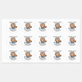 Étiquettes I’m Not Clumsy,  The Floor Hates Me,  (Feuille)