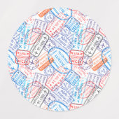 Étiquettes icône de voyage (Design 1)