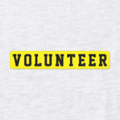 Étiquettes Identification du volontaire d'événement (Design 2)