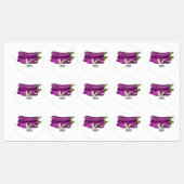 Étiquettes Illustration d'aubergine (Feuille)