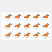 Étiquettes Illustration de carotte (Feuille)