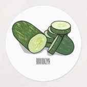 Étiquettes Illustration de combre (Design 1)