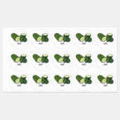 Étiquettes Illustration de combre (Feuille)
