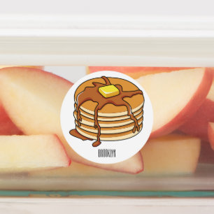 Étiquettes Illustration de dessin animé de Pancake