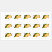 Étiquettes Illustration de dessin sur Taco (Feuille)
