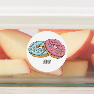 Étiquettes Illustration de Donut
