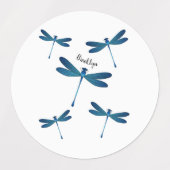 Étiquettes Illustration de dragonfly (Design 2)